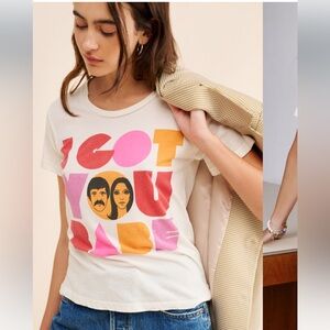 Anthropologie chaser I Got You Babe Graphic Tee FUC